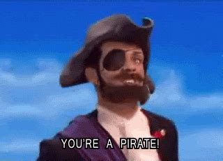 you are a pirate gif